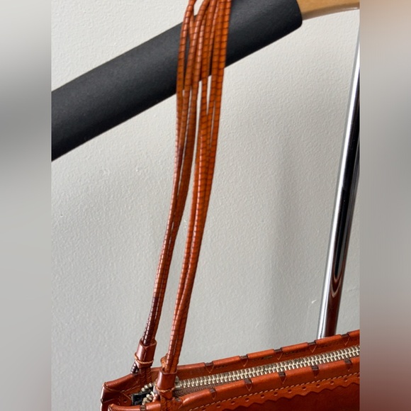 SOLD VESTIAIRE COLLECTIVE Jean Paul Gaultier Brown Leather Tasseled Handbag - Picture 12 of 16